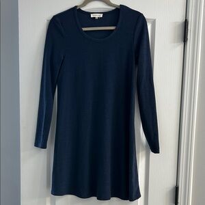 Sugarlips Midnight Blue Long Sleeve Dress